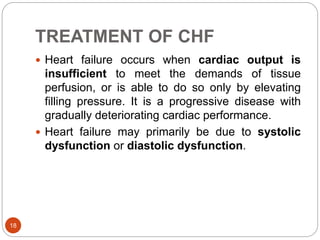Pharmacology of Drugs for Congestive Heart Failure | PPTX