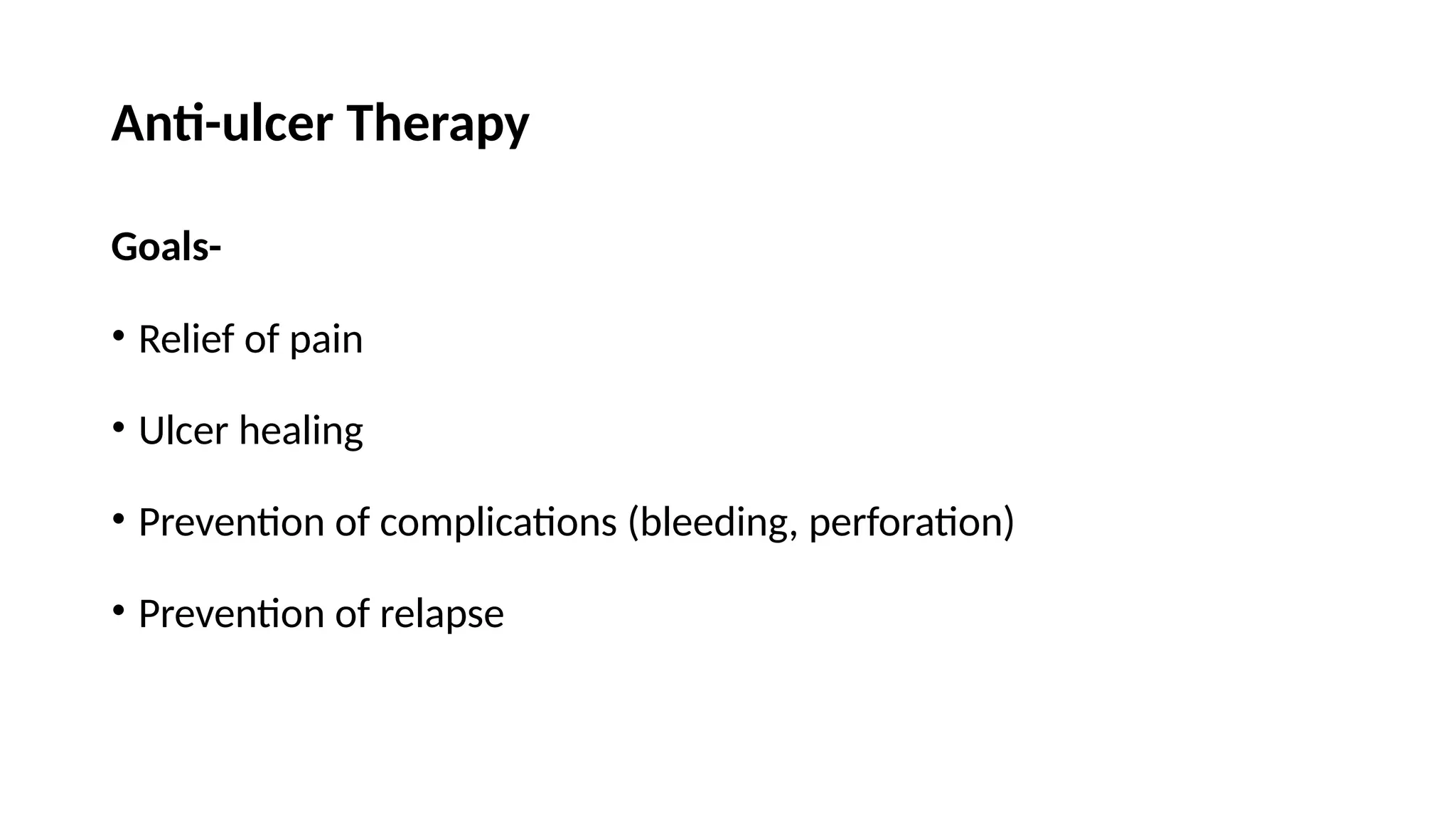 Drugs for Peptic Ulcer - Pathophysiology, Mechanism of action | PPTX