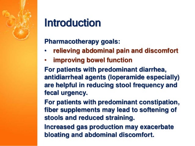 Drugs for the treatment of irritable bowel syndrome