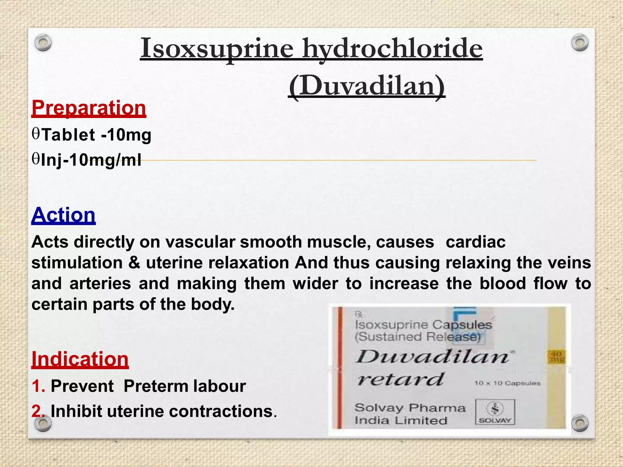 Drugs in obstetrics | PPTX