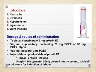 Drugs in obstetrics | PPTX