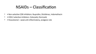 Weak Nsaids Drugs_in_Rheumatology_Postgraduate_Level.pptx