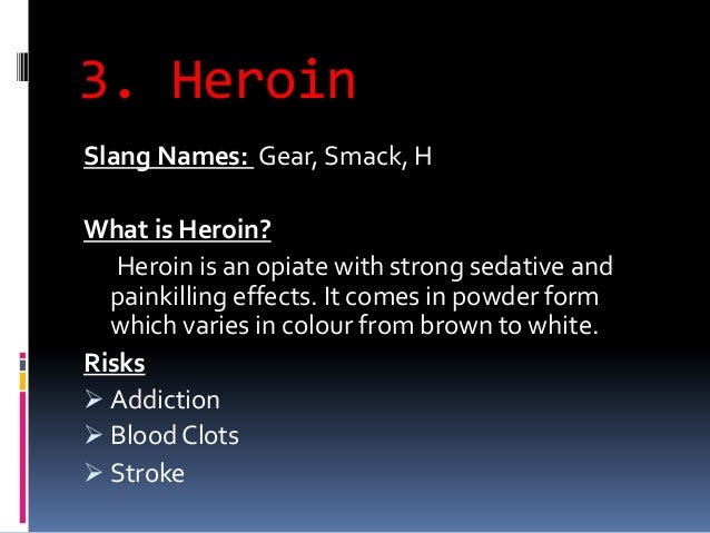 Drug slide show