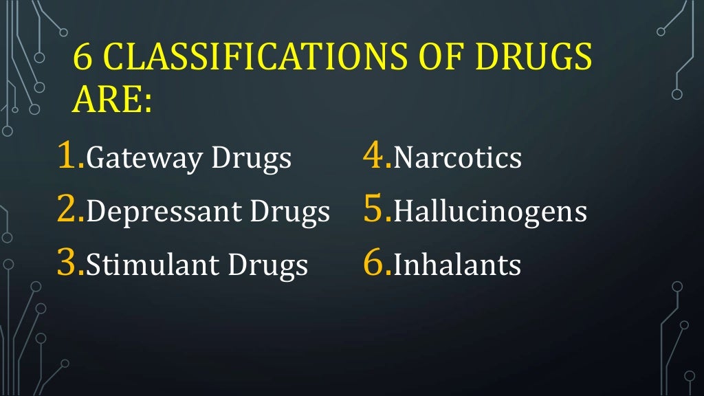 mapeh-9-health-drugs-of-abuse-the-six-classifications-of-drugs-o