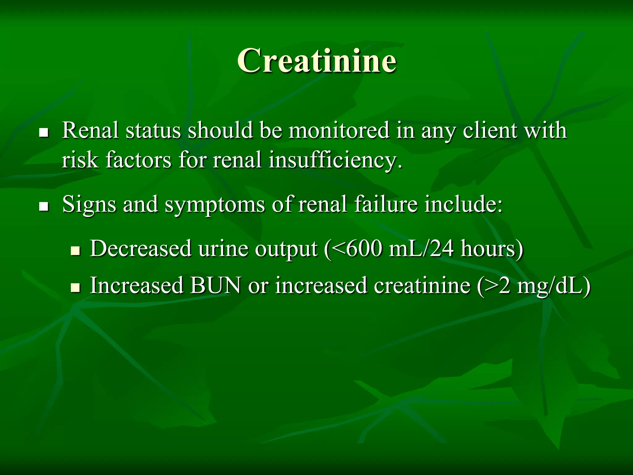 Drugs pharmacology in kidney disease | PPTX