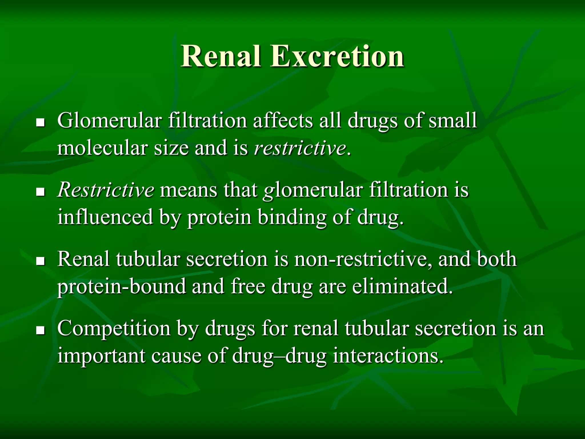 Drugs pharmacology in kidney disease | PPTX