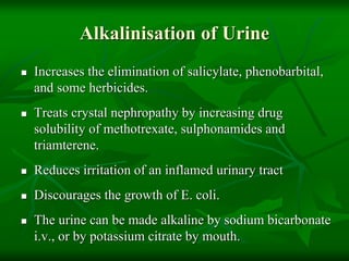 Drugs pharmacology in kidney disease | PPTX