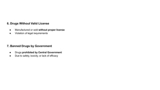 Amesian Prohibited Drawing.pdf Comprehensive Overview of Drugs Prohibited for Manufacture and Sale ...