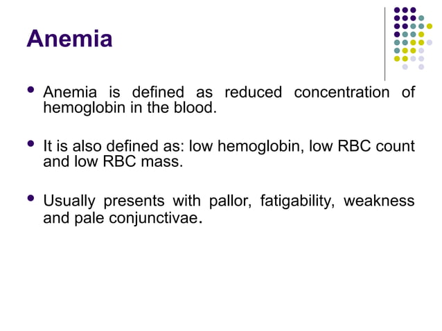 Excessive Rbc Breakdown drugs used in Anemia. Diminished production and or replacement of red ...