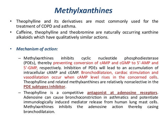Theophylline mechanism of action