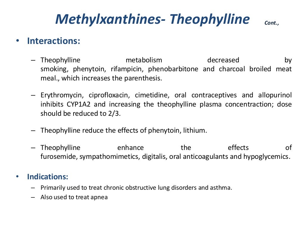 Drugs used in bronchial asthma