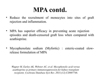 Drugs used in kidney transplantation 2.pptx