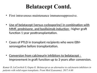 Drugs used in kidney transplantation 2.pptx