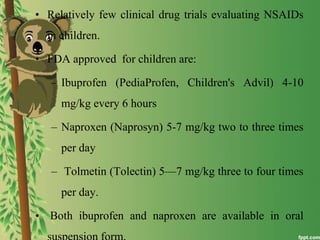 Drugs used in pediatric dentistry | PPTX