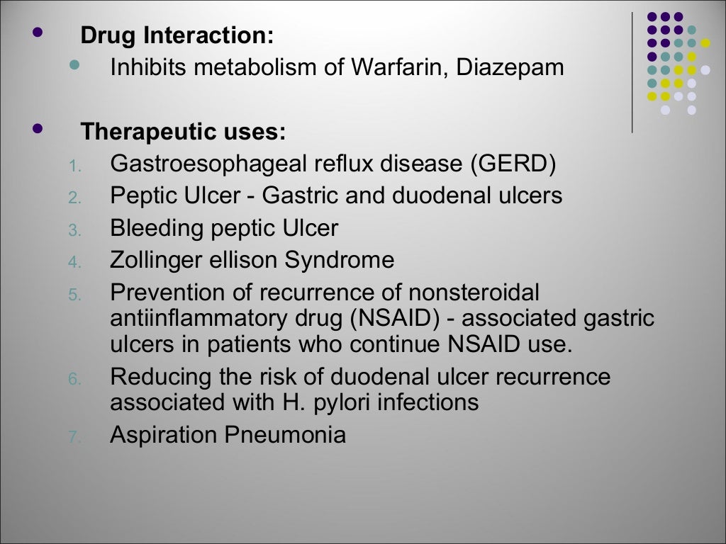 Drugs used in peptic ulcer