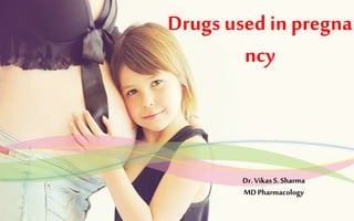Drugs used in pregna
ncy
Dr. VikasS.Sharma
MDPharmacology
 