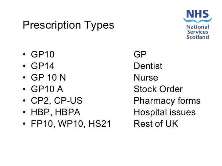The Scottish Drug Tariff