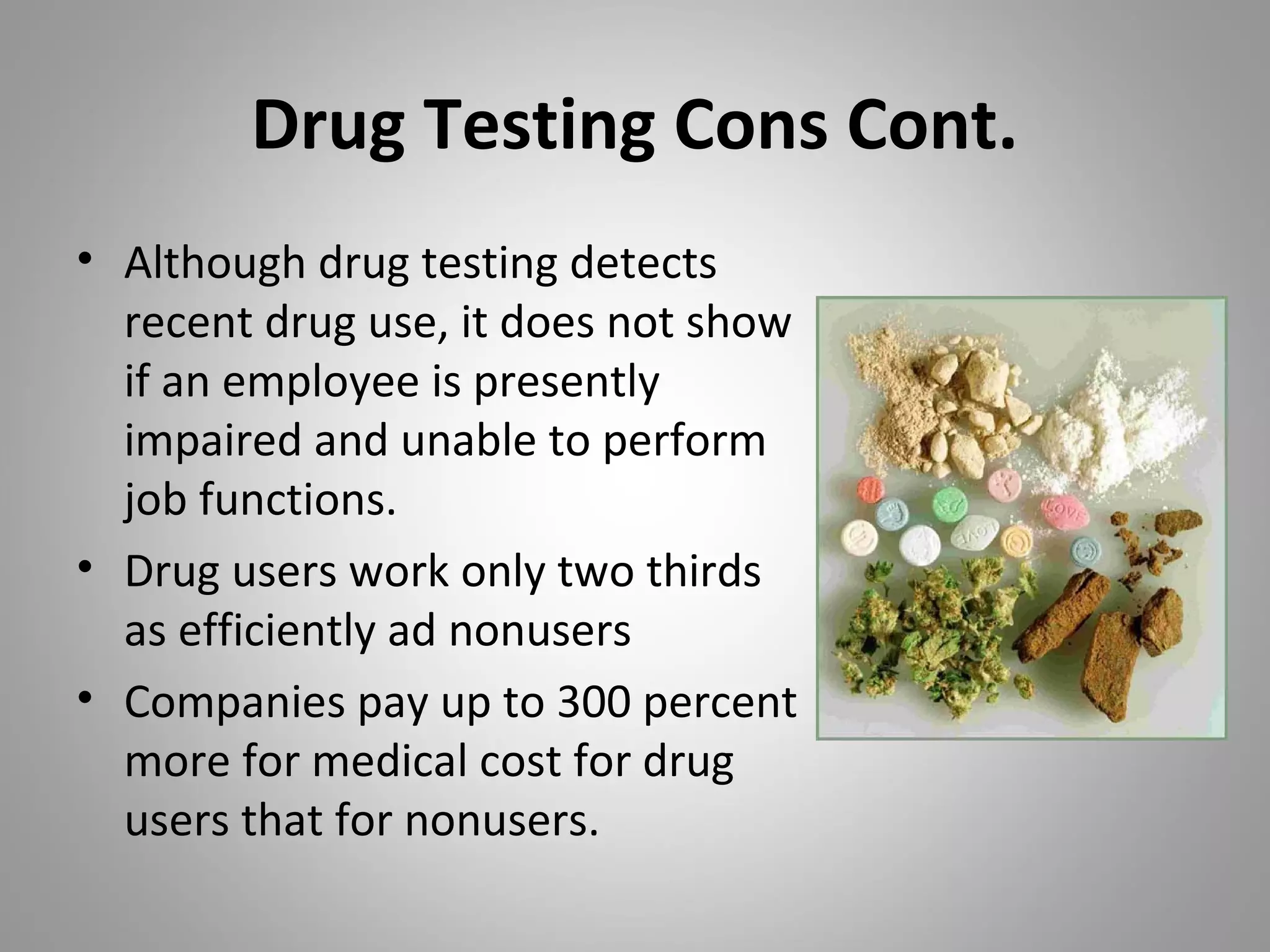 Quality Drug Testing And Workplace Wellness Drug testing in the workplace | PPT