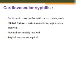 Drug therapy of syphilis | PPTX