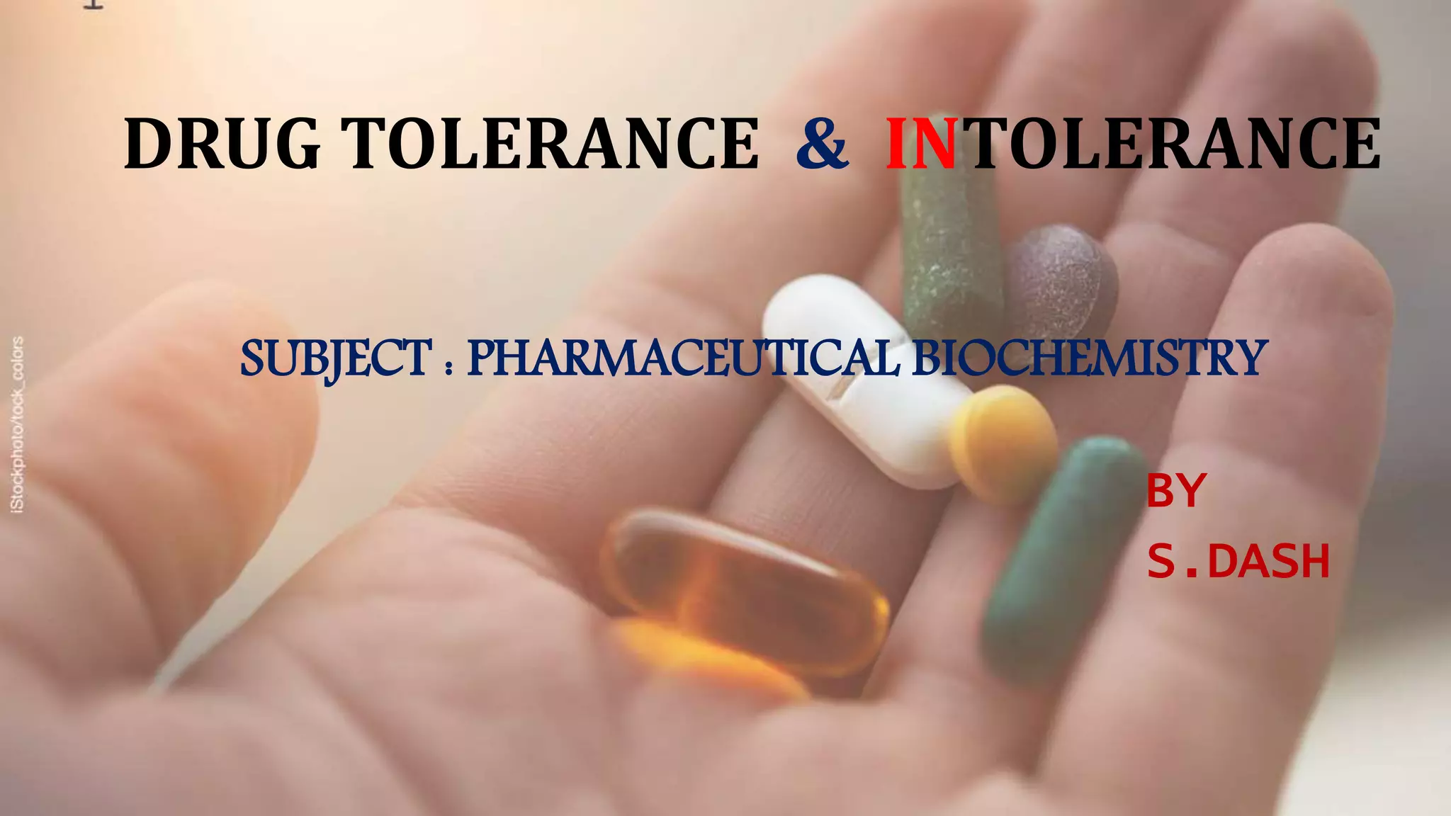 Which Of The Following Represents Drug Tolerance Drug tolerance & Intolerance | PPT