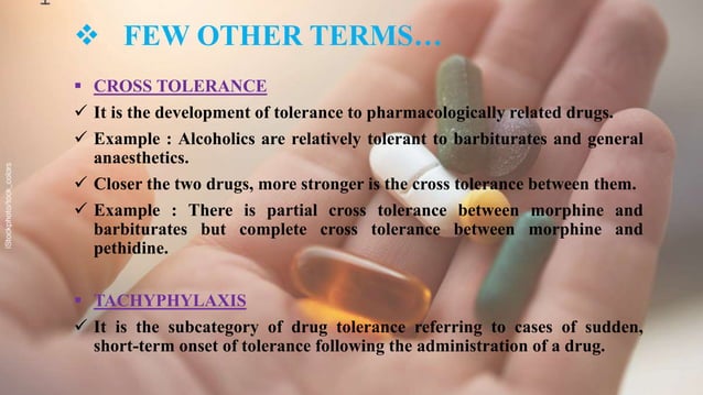 Which Of The Following Represents Drug Tolerance Drug tolerance & Intolerance | PPT