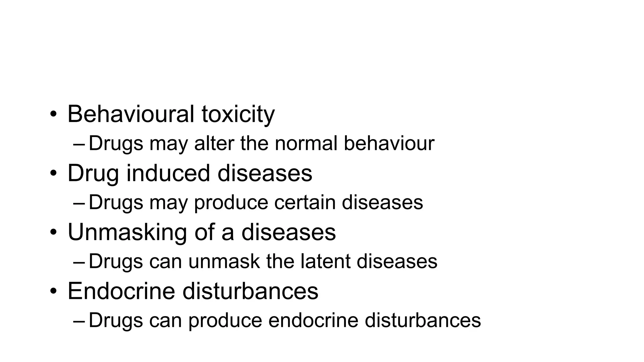 Drug toxicity PPTX