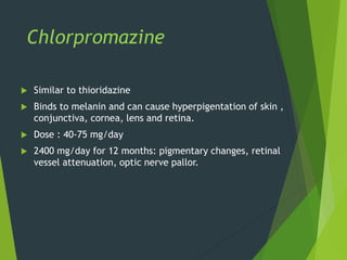 Drug toxicity of posterior segment of eye | PPTX