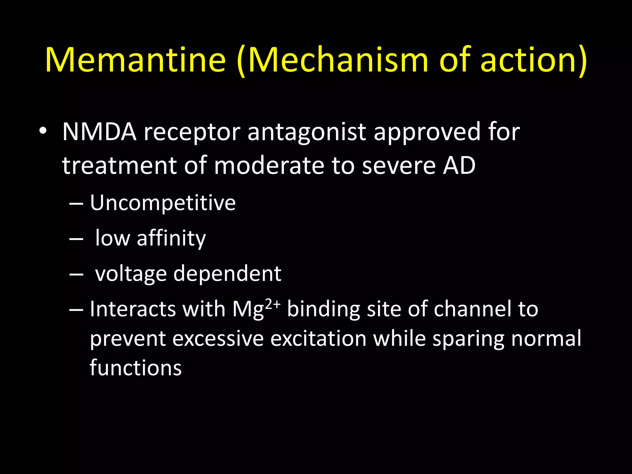Drug treatment of alzheimers disease | PPTX