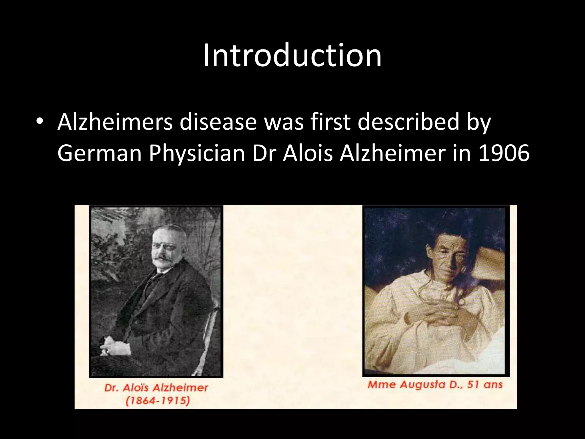 Drug treatment of alzheimers disease | PPTX