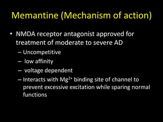 Drug treatment of alzheimers disease | PPTX