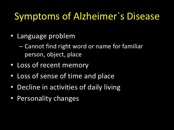 an overview of the characteristics and symptoms of alzheimers disease Alzheimer's disease (ad) is the most common form of dementia among older people dementia is a brain disorder that seriously affects a person's ability to carry out daily activities dementia is a brain disorder that seriously affects a person's ability to carry out daily activities. an overview of the characteristics and symptoms of alzheimers disease Alzheimer's disease (ad) is the most common form of dementia among older people dementia is a brain disorder that seriously affects a person's ability to carry out daily activities dementia is a brain disorder that seriously affects a person's ability to carry out daily activities.