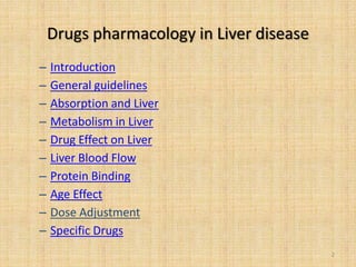 Drug use in hepatic and renal impairment | PPTX