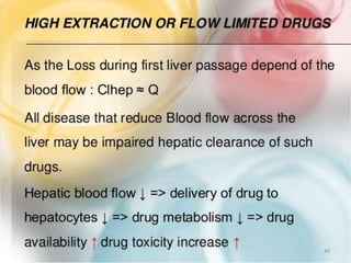 Drug use in hepatic and renal impairment | PPTX