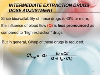 Drug use in hepatic and renal impairment | PPTX
