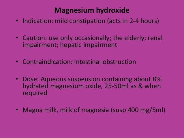 Magnesium Hydroxide Magnesium Hydroxide
