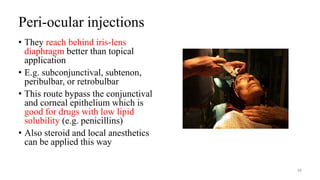 Promethium Eye Injection Drug used on skin & mucous membrane | PPTX