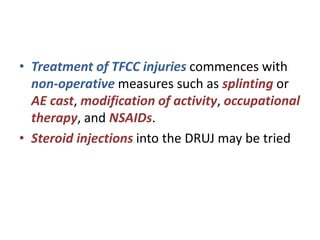 Distal Radioulnar Joint (DRUJ) Injuries | PPTX
