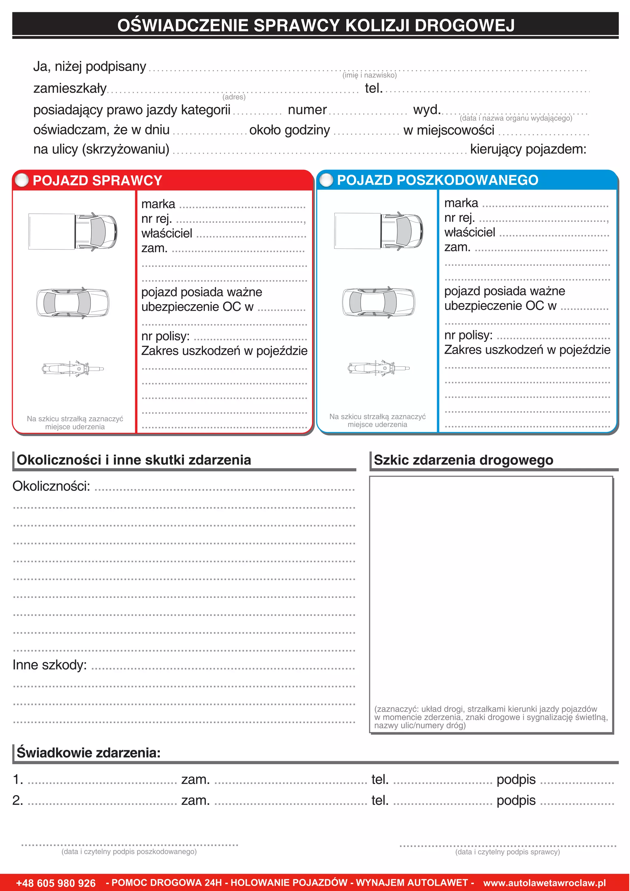 druk-oswiadczenia-kolizji-drogowej-pdf