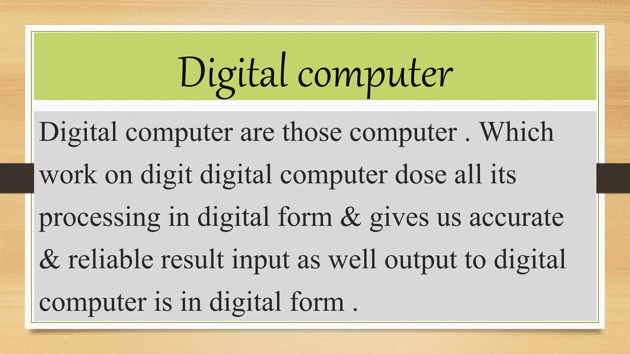 Basics of computer ppt