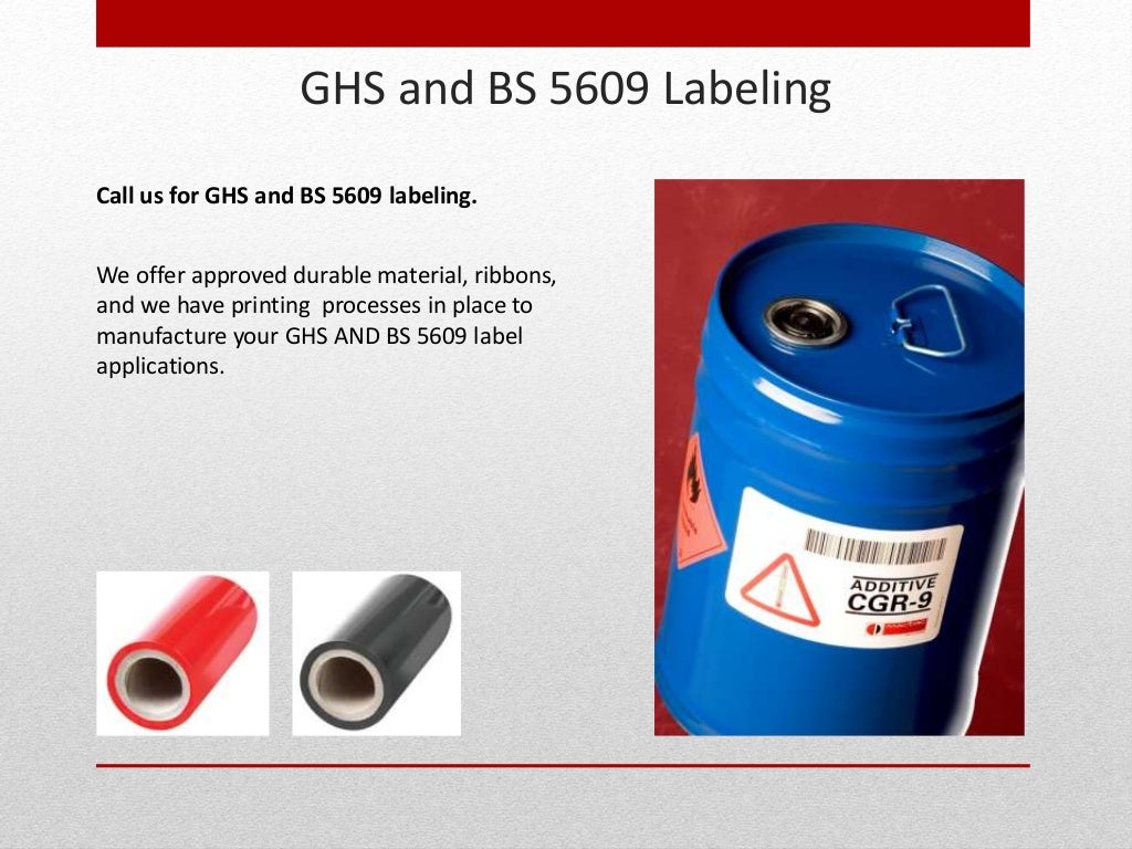 Drum Labeling Osha Compliance