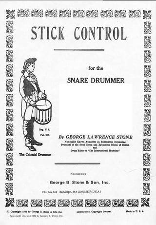 Drumlessons stickcontrolforthesnaredrummer-110907024814-phpapp02