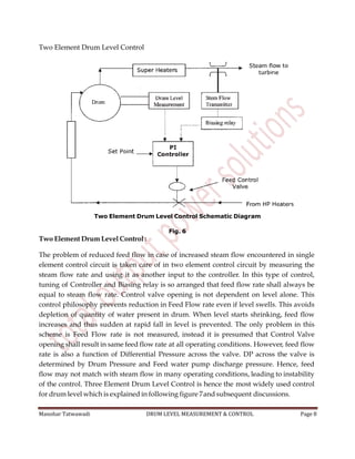 Boiler Drum level measurement in Thermal Power Stations | PDF
