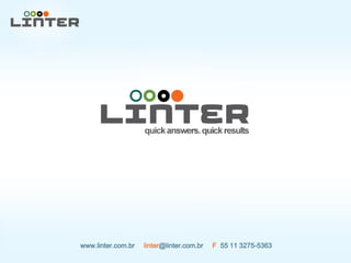 www.linter.com.br linter@linter.com.br F 55 11 3275-5363
 
