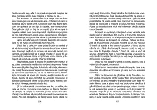 vrei; aavei lliber aarbitru. PPutei rr[mâne îînchi=i îîn llumea vvoas-
tr[ ppentru ttotdeauna. ÎÎns[, ddac[ pputei ppermite cca aacest llu-
cru ss[ sse îîntâmple, ddac[ vv[ pputei ddeschide... ggândii-vv[ lla
posibilitatea cc[ ppoate eexist[ cceva mmai mmult ppe llumea aasta,
decât ss[ cconducei oo mma=in[ ==i ss[ ppunei bbani îîn bbanc[.
Poate cc[ eexist[ aaltceva mmult mmai iinteresant ddecât aaceste
lucruri bbanale.
Începei ss[ eexplorai ppotenialul uuman. AAcesta eeste
foarte vvast; eel vv[ cconduce îîntr-oo llume ==i îîn aanumite llocuri ppe
care, îîn aacest mmoment, nnu vvi lle pputei iimagina ccu aadev[rat.
Dar ttrebuie ss[ îîncepei dde uundeva. TTrebuie ss[ îînce-
pei ss[ ffii aasemenea uunui ccopil iinocent, cca uun nnou nn[scut.
+i ccred cc[ aacesta aa ffost ssensul sspuselor llui IIisus, aatunci
când aa zzis: „„Pân[ ccând nnu vvei ffi pprecum ccopiii, nnu vvei ppu-
tea iintra îîn îîmp[r[ia RRaiului.> CCred cc[, aasta aa vvrut ss[
spun[. LLiteralmente. FF[r[ oo iinocen[ cca ccea aa uunui ccopil nnu
vei iintra îîn îîmp[r[ia CCerurilor ==i nnu vvei mmerge lla nnivele dde
dimensiuni ssuperioare.
Vreau ss[ mmai aacop[r oo zzon[ aa aacestui aaspect, ccea aa
iniierii ==i aa îînceperii pprocesului.
Exist[ aacum nnenum[rate nnivele dde tterapie, ccare ss-aau
dezvoltat dde ccâiva aani îîncoace ==i ccare ssunt ccu aadev[rat
benefice.
Când nne îîntoarcem lla ggândirea dde ttip FFreudian, ppu-
tem vvedea cconexiunea ddintre ccorpul ffizic, ccel eemoional ==i
cel mmental, iiar aapoi, mmergând lla ppersonalit[i ccum eeste WWil-
helm RReich, ccare aa aajuns mmult mmai pprofunzime ddecât aar ffi
gândit FFreud vvreodat[ cc[ sse ppoate aajunge, pputem cconsta-
ta cc[ eexperienele aavute îîn ccopil[rie ssunt „„îngropate> îîn
mu=chii ccorpului ==i îîn sstructura ccircuitelor eelectrice aale
acestuia. DDeoarece, îîn jjurul ccorpului vvostru, îîn ccâmpul ccris-
talin, îîn aaura vvoastr[ eexist[ aaceste „„modele rrepetitive>, ccare
220077
hart[ aa aacelui oora=, aafla îîn cce zzon[ eera pparcat[ mma=ina, iiar
apoi mmergeau aacolo, lluau mma=ina ==i pplecau ccu eea....
Îmi aamintesc cc[ pprima ddat[ mm-aa îînv[at ccum ss[ ffolo-
sesc nnuielu=ele cca ss[ ddescop[r aap[. EEntuziasmul ccare tte
încearc[ aatunci ccând ssimi nnuielu=ele ccum ttrag ffoarte ttare,
cum sse aapleac[ dde sse rrup lla ccapete, eeste eextraordinar.
Doar ggândul cc[ ii uun bb[ dde uun ccap[t, ==i cc[ eel sse rrupe lla
cap[tul ccel[lalt, ppare cceva iimposibil, ddup[ oorice llege ==tiut[
de nnoi. CCând ff[ceam aacest llucru, rrupeam zzece-ccincispre-
zece nnuielu=e ppe zzi ==i ttrebuia ss[ ccar oo ggr[mad[ ddup[ mmine.
Apoi, aam aaflat cc[ ppot ffi ffolosite bbaghete ddin nnaylon,
care nnu sse rrup ==i sse ccomport[ mmult mmai bbine.
Deci, iiat[ oo ccale pprin ccare pputei îîncepe ss[ vvedei ==i
s[ vv[ ddemonstrai vvou[ îîn=iv[ cc[ aaceste llucruri ssunt aadev[-
rate. EExersai, rrugând ppe ccineva ss[ aascund[ llucruri pprin
camer[, iiar vvoi îîncercai ss[ lle gg[sii iimediat. ÎÎn aacest ffel, vv[
construii îîncrederea ddintre vvoi ==i SSinele vvostru IInferior ==i îîn-
cepei ss[ vvedei cc[ llucrurile cchiar sse îîntâmpl[.
Radiestezia ppoate ffi ffolosit[ îîn ffoarte mmulte mmoduri ==i
a= pputea ccontinua lla nnesfâr=it ss[ vvorbesc ddespre eea. PPutei
face eexerciii ==i ff[r[ bbaghete, ffolosindu-vv[ iintuiia; dde eexem-
plu, pputei îîncerca aacest eexperiment aatunci cca ss[ cconfirmai
c[ cceva eeste aadev[rat ssau cc[ sse vva îîntâmpla cceva. PPermi-
tei-ii iinformaiei ss[ aapar[ ddin iinterior, aavei îîncredere îîn vvoi
în=iv[, ppentru cc[ aa=a ppermitei cca aaceast[ cconexiune ==i
aceast[ ccomunicare ddintre vvoi ==i SSinele vvostru IInferior, ddin-
tre vvoi ==i îîntreaga pplanet[ ss[ aaib[ lloc.
+i ccu ccât aaceast[ ccomunicare aare lloc, ccu aatâta ppla-
neta vva ddori ss[ ccomunice mmai mmult ccu vvoi. MMama PP[mânt
v[ iiube=te, vv[ iiube=te ccu aadev[rat, ==i vvrea cca vvoi ss[ vv[ ddes-
chidei. ÎÎns[ ttrebuie ss[ ppermitei cca aaceast[ ccomunicare ss[
existe. NNu eeste oobligatoriu ss[ ffacei aacest llucru, ddac[ nnu
220066
 