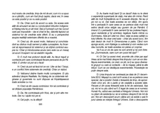 D: AAu ffoarte mmuli bbani! ++i cce ddac[? AAsta nnu lle oofer[
o eexperien[ ssuperioar[ dde vvia[, mmai aales ddin iinim[. PPierd
atât dde mmult îîndreptându-sse îîn aaceast[ ddirecie. NNe iiau ==i
pe nnoi ccu eei. DDar ttoate aacestea sse vvor ssfâr=i. AAm aajuns
într-oo pperioad[ îîn ccare cceea cce sse ppetrece eeste mmult mmai
extins ddecât oorice rreligie ssau gguvern dde ppe PP[mânt. EE
imens! EE oo pperioad[ îîn ccare ooamenii îî=i iiau pputerea îînapoi,
opun rrezisten[ ==i îî=i aamintesc lleg[tura ffoarte iintim[ ccu
Dumnezeu. AAsta aam uuitat nnoi. DDeci, vviaa vva aavea ccalit[i ccu
totul ddiferite. NNu ddoar ccred aasta –– cchiar ==tiu aacest llucru. AAm
stat ddestul dde mmult îîn DDimensiunea aa ppatra. CCând vvom
ajunge aacolo, vvom îînelege ccu aadev[rat ==i vvom vvedea ccum
stau llucrurile, iiar ttoate aacestea vvor pp[rea uun cco=mar.
Va ffi cca uun vvis dde ccare nne vvom aaminti ==i nne vvom îîntre-
ba: „„Dumnezeule, ooare ccum aam pputut ttr[i aa=a? >>
H: OO! DDa! LLa aacest nnivel, aanumite zzile cchiar ppar aa=a!
Vreau ss[ tte mmai îîntreb ddespre llinia ttimpului: ccum sse vvor ddes-
f[=ura eevenimentele, cce ccrezi, cce ==tii, cce i-aau sspus ddiverse-
le ggrupuri ccu ccare aai ccontacte –– dde lla mmaya=i, ppân[ lla aalte
triburi. CCum sse vvor ddesf[=ura eevenimentele. PPoveste=te-nne
puin ddespre aasta.
D: LLinia ttimpului sse ccentreaz[ ppe ddata dde 21 ddecem-
brie 22012. Maya=ii nnu ccred cc[ îîn aacea zzi sse vva ppetrece cceva
special, ddar ee pposibil. EExist[ oo ffereastr[ dde ttimp, dde aaproxi-
mativ ccinci aani, dde oo pparte ==i dde ccealalt[ aa aacestei ddate.
Fiecare zzi ddin aacea ffereastr[ eeste lla ffel dde vvaloroas[. AA=a
c[, nnici eei nnu ==tiu ccând vva ffi. EE llegat dde cceea cce eei nnumesc
Hunab KKu, aadic[ aaxa ccentral[ aa îîntregului UUnivers. NNoi nnici
nu ==tiam dde eexistena llui, iiar eei vvorbesc ddespre EEl dde mmii dde
ani. NNoi aam ddescoperit aacum ccâiva aani cc[ eexist[ oo aax[ îîn
jurul cc[reia sse rrote=te îîntregul UUnivers. EEste oo ddescoperire
332211
mul nnostru dde ccredine, ttimp dde mmii dde aani, ccum nni ss-aa sspus
ce ee ==tiinific, ccum aam ffost inui ccaptivi, ddac[ vvrei, îîn cceea
ce eeste pposibil ==i cce nnu eeste pposibil.
D: DDa. CChiar ssunt dde aacord ccu aasta. DDe aaceea eeste
atât dde aamuzant ss[ sstai ccu cconduc[torii ttriburilor iindigene:
ei îîneleg ttotul lla uun aalt nnivel. SStai ==i îîi pprive=ti ccum ffac llucruri
care ppar iimposibile –– ddar eei cchiar lle ffac, ddatorit[ ffaptului cc[
sistemul llor dde ccredine eeste ddiferit. EEi aau oo pperspectiv[
asupra rrealit[ii eexterioare ddiferit[ dde aa nnoastr[.
H: CCred cc[, ddin aacest mmotiv, VVaticanul ==i cconchista-
dorii aau ddistrus mmuli ooameni ==i aatâta ccunoa=tere. AAu îîncer-
cat ss[ rreporneasc[ ttot ssistemul ==i ss[ oobin[ ccontrolul aasu-
pra llui. CChiar ==i iintroducerea aanului zzero eeste cca uun mmesaj
c[ aacum îîncepem nnoi ss[ sstabilim rregulile.
D: EE mmult mmai pprofund ddecât aatât. AAu ff[cut rreguli ==i
contracte pprin ccare ccontroleaz[ ffiecare ppersoan[ dde ppe PP[-
mânt. EE uuimitor cc[ ppot ss[ oo ffac[!
H: CCred cc[ ppot ss[ ffac[ ttot cce vvor. UUite cc[ ffac! TTotu=i,
e uun cconflict îîntre ssistemele dde ccredin[. CChiar uun rr[zboi.
D: VVaticanul ddeine ffoarte mmult[ ccunoa=tere. EEi ==tiu
adev[rul ddespre RRealitate. NNu îîneleg dde cce ssistemele rreli-
gioase ==i gguvernele nnu ssunt ddispuse ss[ îîmp[rt[=easc[
toate aacestea ccu nnoi.
H: CCred cc[ ddin ccauza ccontrolului. VVor ss[ ccontroleze ==i
s[ ddirijeze ppopulaia PP[mântului.
D: DDa. NNe ccontroleaz[ pprin ffric[, ddar ==i pprin aalte mme-
tode. DDar nnu-ii aajut[ nnici ppe eei.
H: CCel ppuin, nnu lla ssfâr=it!
332200
 