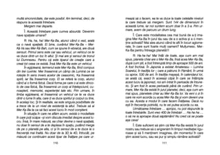 meaz[ ss[ oo ffacem, eea tte vva dduce lla ttoate ccelelalte nniveluri
la ccare ttrebuie ss[ mmergem. SSunt 1144 dde ddimensiuni îîn
aceast[ llume, iiar nnoi ssuntem aacum ddoar îîn aa 33-aa. PPrin uur-
mare, aavem dde pparcurs uun ddrum llung.
Î: Care eeste mmodalitatea ccea mmai bbun[ dde aa-i iima-
gina MMer-KKa-BBa îîn jjurul tt[u ssau dde aa oo aactiva ==i aa oo mmen-
ine aactivat[? MMai aales aatunci ccând tte aafli îîn llocuri aaglome-
rate, îîn ccare ssunt ffoarte mmuli ooameni? MMulumesc. MMer-
Ka-BBa ppentru îîntreaga pplanet[!!!
R: Ha-hha-hha! MMai îîntâi dde ttoate, aa=a ccum aam mmai
spus, pplaneta cchiar aare oo MMer-KKa-BBa, îîns[ aacea MMer-KKa-BBa,
dup[ ccum ==tii, aa ffost îîntrerupt[ ttimp dde aaproape 5500 dde aani.
A ffost îînchis[. ÎÎn JJaponia aa eexistat AAmaterasu –– LLumina
Soarelui, îîn ttradiia llor –– ccare aa pp[truns îîn PP[mânt, îîn uurm[
cu aaprox. 5530 dde aani. ÎÎn ttradiia mmaya=[, îîn ccalendarul llor,
se aarat[ cc[, eexact îîn aaceea=i cclip[ îîn ccare sse îîntâmpla
acest llucru lla jjaponezi, nnoi aam iintrat îîn pperioada dde îîntune-
ric. ++i aam ffost îîn aacea pperioad[ ppân[ dde ccurând. PPrin uur-
mare, MMer-KKa-BBa eexist[ îîn jjurul pplanetei, ddeci, aa=a ccum aam
mai sspus, pplanetele cchiar aau MMer-KKa-BBa llor. VVa vveni oo zzi îîn
care nne vvom aacorda ccu aacea MMer-KKa-BBa ==i vvom ddeveni uuna
cu eea. AAcesta ee mmodul îîn ccare ffacem ÎÎn[larea. DDac[ nnu
e=ti îîn ffrecvena ppotrivit[, nnu tte vvei pputea aacorda ccu eea.
Urm[toarea îîntrebare …… aapropo, nnu ppot rr[spunde lla
toate îîntreb[rile. SSunt vvreo 4400 dde îîntreb[ri …… HHa-hha-hha ……
o ss[ nne iia aaproape ddou[ ss[pt[mâni! NNu ccred cc[ sse ppoate
a=a cceva!
Î: EEste ssuficient ss[ ==tim cc[ MMer-KKa-BBa eexist[ îîn jjurul
nostru ssau ttrebuie ss[ oo aangren[m îîn ttimpul mmeditaiei rrigu-
roase ==i ss[ îîi mmeninem iimaginea, ddin mmomentul îîn ccare
=tim aacest llucru, ssau eea ppur ==i ssimplu rr[mâne aactivat[?
111111
mult[ ssincronicitate, ddar eeste pposibil. AAm tterminat, ddeci, dde
r[spuns lla aaceast[ îîntrebare.
Mergem mmai ddeparte.
Î: Aceast[ îîntrebare ppare ccumva aabsurd[: Devenim
nave sspaiale uumane?
R: Ha, hha, hha! MMer-KKa-BBa, aatunci ccând oo vvezi, aarat[
ca oo nnav[ sspaial[. EEi bbine, ccuvântul MMer-KKa-BBa –– MMer-
Ká-VVa ssau MMer-KKá-BBah, ccum sse sspune îîn eebraic[, aare ddou[
sensuri. PPrimul ssens eeste ccar ssau vvehicul, uun vvehicul cce tte
va dduce ddintr-uun lloc îîn aaltul. ++i mmai aare ==i ssensul dde ttronul
lui DDumnezeu. PPentru cc[ eeste ttiparul dde ccreaie ccare aa
creat ttot cceea cce eexist[. ÎÎns[ MMer-KKa-BBa eeste uun vvehicul.
În eegiptean[, ttermenul eeste MMer-KKa-BBa, ffiind ccompus
din ttrei ccuvinte: Mer înseamn[ uun ccâmp dde LLumin[ cce sse
rote=te îîn ssens iinvers aacelor dde cceasornic, Ka înseamn[
spirit, iiar Ba înseamn[ ccorp. EEl sse rrefer[ lla ccorp, aatunci
când aai oo fform[ ffizic[. DDac[ fforma ppe ccare oo aai eeste ddinco-
lo dde ccea ffizic[, Ba înseamn[ uun ccorp aal îînelepciunii, ccu-
noa=terii, mmemoriei, eexperienei ttale eetc. PPrin uurmare, îîn
limba eegiptean[, eel îînseamn[ uun vvehicul cce tte vva dduce
dintr-oo llume îîn aalta, ccare-i vva dduce sspiritul ==i ccorpul ccu ttine,
în aacela=i lloc. ++i îîn rrealitate, eea eeste ssingura pposibilitate dde
a ttrece dde lla uun nnivel dde eexisten[ lla aaltul. TTrebuie ss[ aai
Mer-KKa-BBa tta cca ss[ ffaci aacest llucru îîn mmod ccon=tient.
În ssituaia îîn ccare nne aafl[m aacum, eexist[ oo mmodalitate
în ccare ppoi ssc[pa ––=i vvom ddiscuta iimediat ddespre aacest llu-
cru. ÎÎns[, îîn mmare mm[sur[, eea cchiar ddevine oo nnav[ sspaial[,
nu ddoar îîn ssensul dde aa tte ddeplasa îîn sspaiu, pputând mmerge
de ppe oo pplanet[ ppe aalta, cci ==i îîn ssensul dde aa tte dduce lla oo
frecven[ mmai îînalt[. NNu ddoar dde lla 33D lla 44D, îîntrucât, ppe
m[sur[ cce ccontinu[m aacest ttipar dde ÎÎn[lare ppe ccare uur-
111100
 