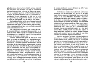 la ccristale ddecât dde lla ooameni. CCristalele ==i ddelfinii cchiar
sunt ccei mmai aadev[rai iinstructori.
Î: Urm[toarea îîntrebare: BBun[, DDrunvalo. MM[ nnumesc
Christie ==i ssunt ddin VVancouver, BB.C. AA= ddori ss[ tte îîntreb
dac[ ==tii cceva ddespre llumina aalbastr[. Te-aam aauzit vvorbind
despre eea lla ++coala AAlbastr[ aa RReamintirii –– SSteaua AAl-
bastr[ KKachina, ddespre rraze aalbastre ==i aalte llucruri. LLa vvârs-
ta dde 116 aani, aam ffost llovit[ ppe nnea=teptate dde oo rraz[ pputer-
nic[ dde eenergie. AA ffost aatât dde pputernic[, îîncât aam ccrezut
c[ vvoi mmuri. AA ffost eextrem dde iintens[. CCând mmi-aam rrevenit,
persoana dde llâng[ mmine mmi-aa sspus cc[ oo llumin[ aalbastr[ aa
venit ddin ccer ==i mm-aa llovit îîn ccap. MMi ss-aa pp[rut eextrem dde iin-
teresant. EEram eemoionat[, îîns[ nnu ==tiam cce aa ffost. AApoi,
ani mmai ttârziu, aadic[ îîn pprezent, ccaut ss[ sstudiez rregresia îîn
vieile aanterioare, îîncercând ss[ ttrezesc lla vvia[ aamintirea
vieilor mmele ttrecute. OO aamintire eeste llegat[ dde uuna ddintre
cele mmai ttraumatizante vviei ppe ccare aam aavut-oo.
Dup[ cce aam mmurit ==i aam ttrecut îîn llumea ccealalt[, nnu
am vvrut ss[ mm[ mmai îîntorc aaici, ppe aaceast[ pplanet[. EEra pprea
dureros ==i eeram aatât dde ssperiat[ ==i dde cconfuz[, îîncât îîmi eera
team[ cc[ nnu vvoi pputea ffi vvindecat[ îîn llocul îîn ccare mm[ aaflam.
Ei aau ddecis cc[ eera ccazul ss[ mm[ ttrimit[ aacas[, cca ss[ mm[ vvin-
dec. OOricare aa ffost aacel lloc, nnu ccred cc[ eera PP[mântul, ddar
tot cce-mmi aamintesc ddespre eel eeste cc[ ffaptul cc[ eera uun lloc aal
iubirii. AAcolo, ttotul eera iiubire ==i ttot aacolo sse aafla ffamilia mmea.
Totul eera aacolo. ++tiam ccine ssunt, ==tiam dde cce vvenisem ppe
P[mânt. ÎÎn pplus, îîmi aamintesc dde cculoarea aalbastr[. DDin
acest mmotiv mm[ ppasioneaz[ aaceast[ cculoare. BBineîneles
c[, ddup[ cce aam rrevenit aaici ==i mm-aam rreincarnat, nnu mmi-aam
mai aamintit ccine ssunt, aavând ddoar uun vvag ssentiment iinterior
ca ssunt aaici ccu uun sscop aanume, nnobil, bbenefic, ddar nnu mmai
reineam ddetaliile. AA= ddori ss[ mm[ ll[mure=ti ccu pprivire lla llumi-
117799
g[tur[ ccu iideea dde ccel mmai bbun ccristal, îîn ggeneral, cci dde ccel
mai bbun ppentru ttine. DDeoarece ssunt ffiine vvii, ccristalele sse
vor iinterconecta ccu ttine îîn ffuncie dde cceea cce aai nnevoie.
A=a cc[ nnu sse ppoate sspune ccu ccertitudine cc[ aacel ccristal tte
va aajuta. TTe ppoate aajuta ppe ttine, ddar nnu îîl ppoi dda aaltcuiva,
spunându-ii: „„Acesta tte vva aajuta ==i ppe ttine, cc[ci ppe mmine
m-aa aajutat.> NNu aa=a mmerg llucrurile. CCristalul vva vveni lla ttine
în ffuncie dde sspecificitatea llui ==i dde cceea cce aai ttu nnevoie.
De îîndat[ cce îînelegi cc[ eele ssunt vvii ==i ddac[ îîncepi ss[
comunici ccu eele ==i ss[ îînelegi cce aau ss[-i oofere, ccristalele
vor vveni sspre ttine. EEfectiv vvor vveni sspre ttine. MMie mmi-aau aap[-
rut ppe nnea=teptate. EEle ppot fface oorice vvor, îîns[ nnu ==tiu ss[-i
spun ccare eeste ccel mmai bbun.
Cel mmai rr[spândit ppe PP[mânt eeste ccristalul dde ccuar.
El rreprezint[ 880% ddin sscoara pp[mânteasc[; ttr[im ppe oo
sfer[ dde ccristal. PPlutim îîn sspaiu ppe oo ssfer[ dde ccristal ccare
se ddeplaseaz[ ccu oo vvitez[ dde 227.359 mm/s. EE uun cconcept ccât
se ppoate dde iinteresant, ddar aa=a eeste.
Cealalt[ îîntrebare eeste llegat[ dde MMer-KKa-BBa ==i dde
faptul cc[ ttot cceea cce eexist[ aare îîn jjur oo MMer-KKa-BBa pproprie.
Este aadev[rat. AAbsolut oorice. CChiar ==i oo ccutie dde bbere. EE uun
lucru nnatural. LLucrurile nnu ppot eexista dde ssine sst[t[tor, ff[r[ ss[
aib[ oo MMer-KKa-BBa pproprie. EEle ppot eexista ddoar ssub fform[ dde
s[mân[. EEa rr[mâne ttot oo MMer-KKa-BBa, iindiferent cc[ eeste
sau nnu ffuncional[ lla aacel nnivel. ÎÎi ppoi ffolosi îîns[ MMer-KKa-
Ba cca ss[ tte cconectezi ccu uun ccristal, lla MMer-KKa-BBa ccristalu-
lui, ppentru aa ccomunica. DDac[ rrecurgi lla aaceasta mmetod[,
comunicarea vvoastr[ ppoate ffi ddeosebit dde bbun[. EExist[ ==i
alte mmetode dde aa fface aacest llucru, îîns[ aaceasta ee bbun[. ÎÎi
sugerez, ddeci, ss[ oo ppui lla îîncercare ==i ss[ vvezi ccum ee. DDup[
cum aam sspus, ccristalele ssunt iinstructori eexceleni. DDac[
vrei ss[ îînvei llucruri, ppoi îînv[a mmult mmai mmult ==i mmai bbine dde
117788
 