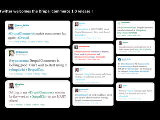 Twitter welcomes the Drupal Commerce 1.0 release ! 