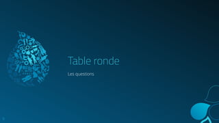 Table ronde
Les questions
9
 