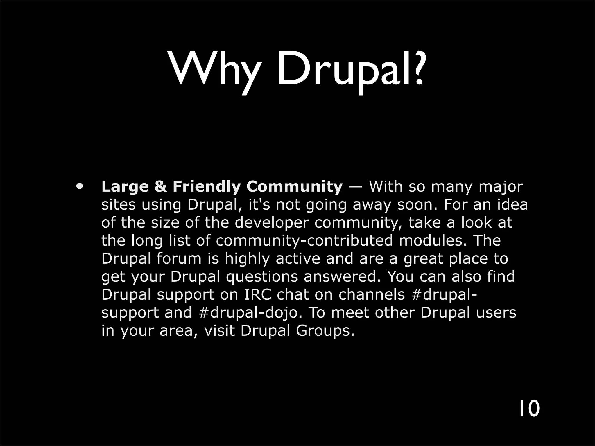 Darren Huckey on Drupal